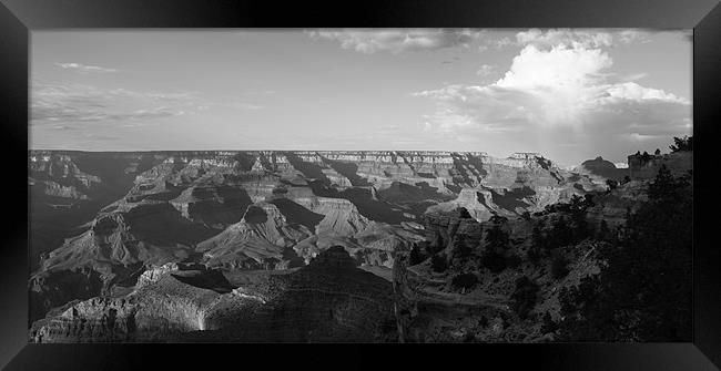 Grand Canyon Wide Framed Print by Dave Livsey