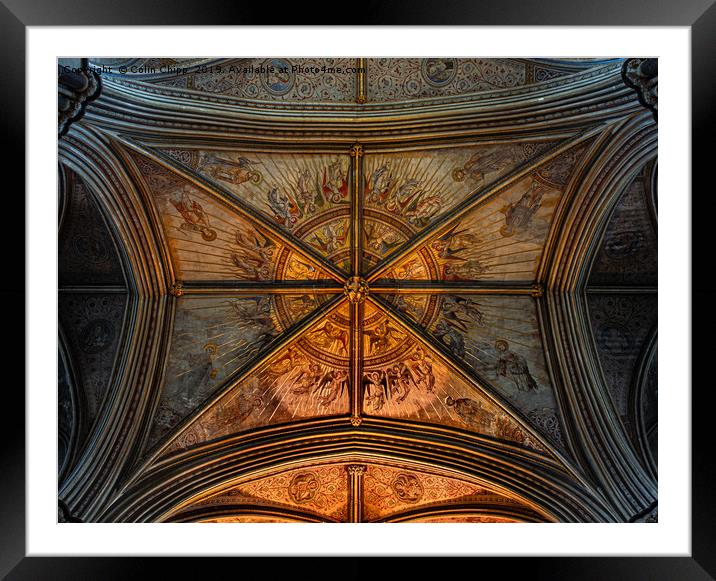 Looking up Framed Mounted Print by Colin Chipp