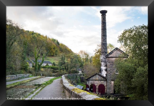 Leawood Pumphouse, Cromford Canal Framed Print by Martyn Williams