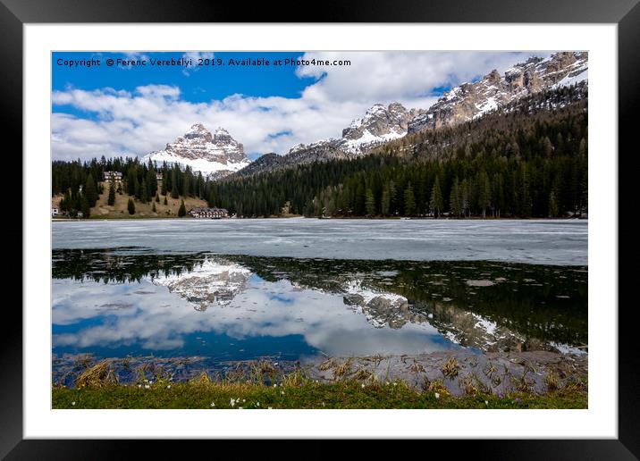 dolomites     Framed Mounted Print by Ferenc Verebélyi