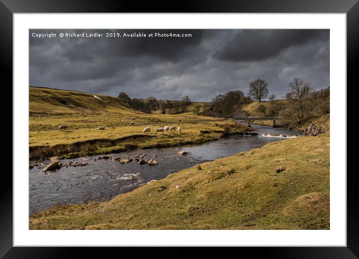 Bright Interval on Sleightholme Beck, Teesdale Framed Mounted Print by Richard Laidler