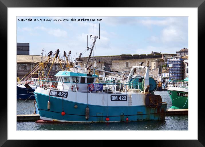 Trawler Provider II Framed Mounted Print by Chris Day