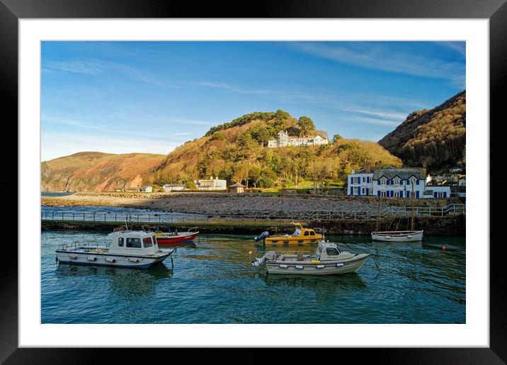 Lynmouth Harbour                          Framed Mounted Print by Darren Galpin