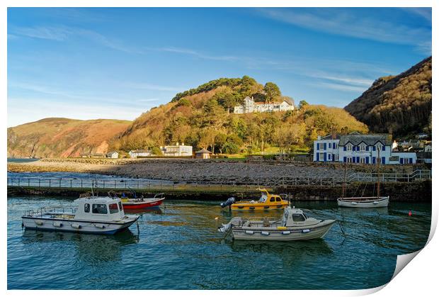 Lynmouth Harbour                          Print by Darren Galpin