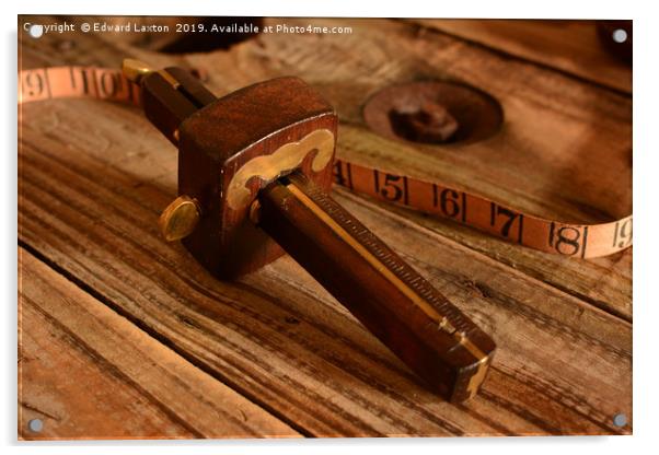 Antique marking gauge     Acrylic by Edward Laxton
