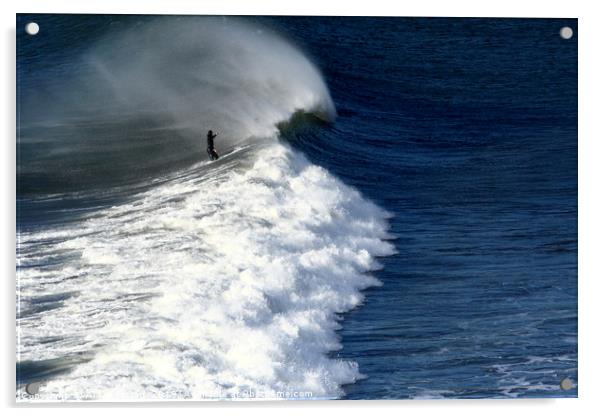 On The Wave   Acrylic by Aidan Moran
