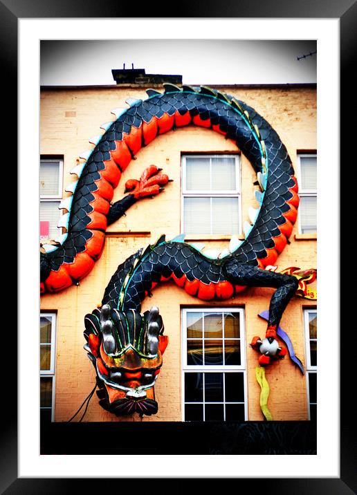 Camden Town Colourful Shop Building Facade Framed Mounted Print by Andy Evans Photos