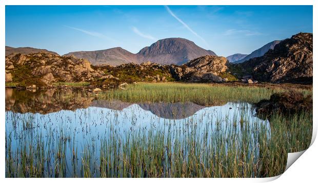 Reflections of Great Gable Print by George Robertson