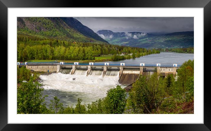 Hydro power station Framed Mounted Print by Hamperium Photography