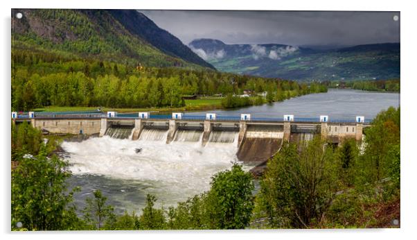 Hydro power station Acrylic by Hamperium Photography