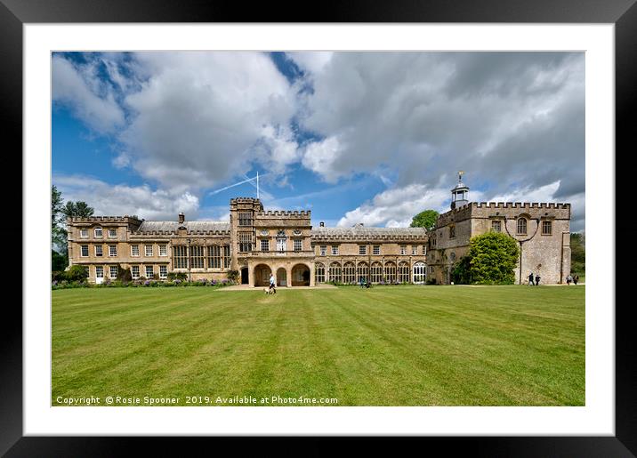 Forde Abbey House and Gardens in Chard Somerset Framed Mounted Print by Rosie Spooner