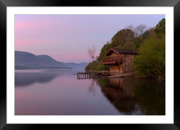 Duke of Portland Boathouse Framed Mounted Print by CHRIS BARNARD