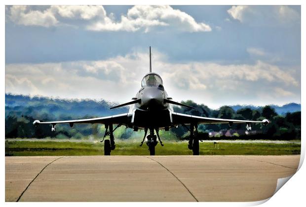 Typhoon Heat Print by Simon Hackett