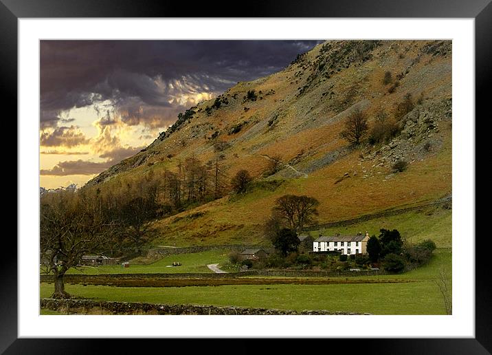 Little House in the lake District Framed Mounted Print by Brian Beckett