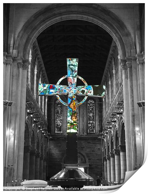 St. Anne's Cathedral Belfast Print by Stephen Maxwell