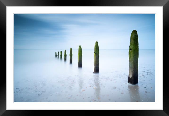 slowly disappearing Framed Mounted Print by mark leader