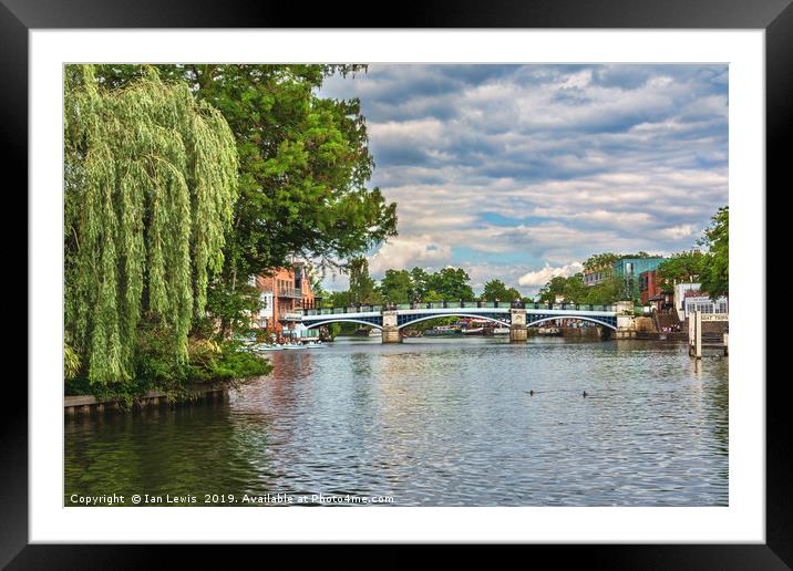 The Pedestrian Link To Eton Framed Mounted Print by Ian Lewis