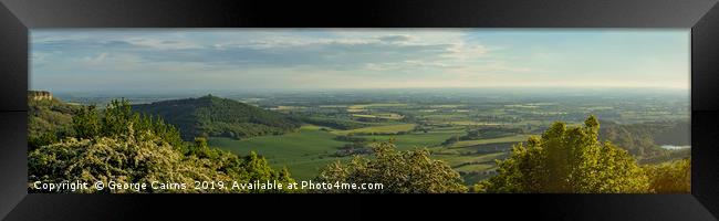 Best panoramic view in Yorkshire Framed Print by George Cairns