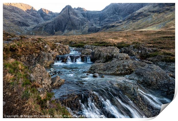 Fairy Pools Isle of Skye Print by Angus McComiskey