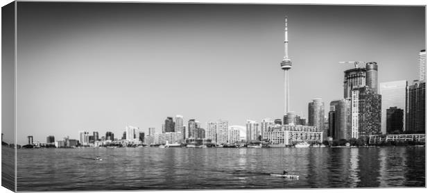 A panoramic view of the lakeside city of Toronto Canvas Print by Naylor's Photography