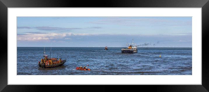 Islay Trader refloated on high tide. Framed Mounted Print by Ernie Jordan