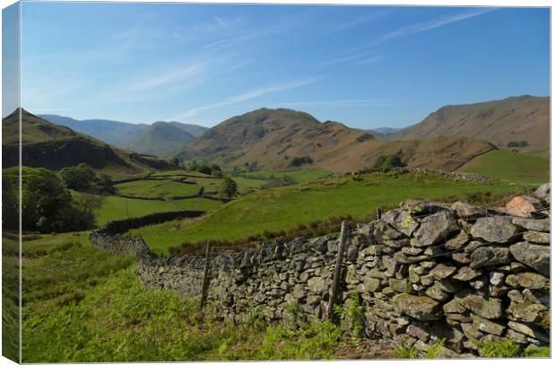 The Matterdale Valley Canvas Print by CHRIS BARNARD