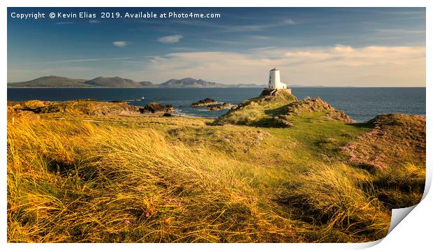 Anglesey lighthouse Print by Kevin Elias