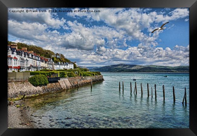 Aberdovey sea front Framed Print by Frank Irwin