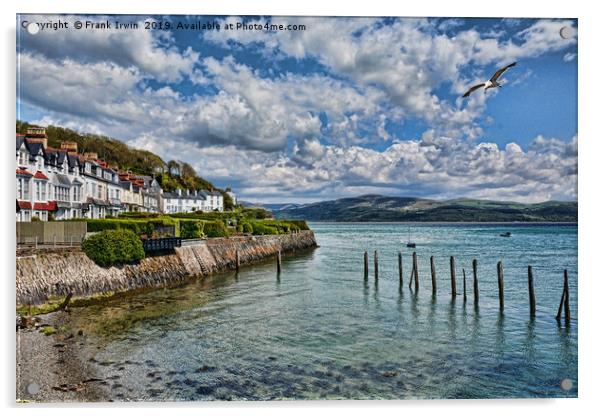 Aberdovey sea front Acrylic by Frank Irwin