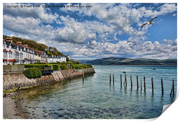 Aberdovey sea front Print by Frank Irwin