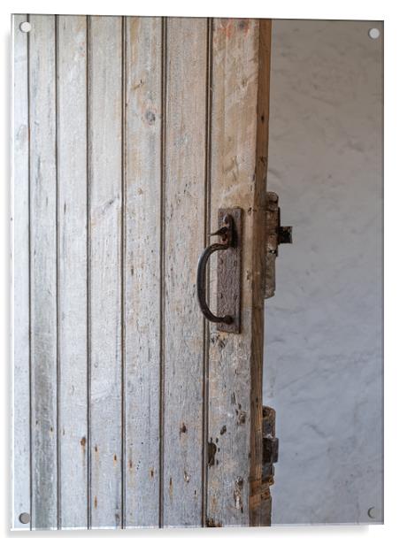 The Old Door Acrylic by LensLight Traveler