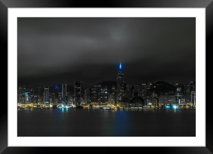 HONG KONG 22 Framed Mounted Print by Tom Uhlenberg