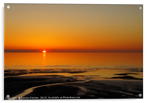 Sunset Sand                       Acrylic by Darren Kitchen