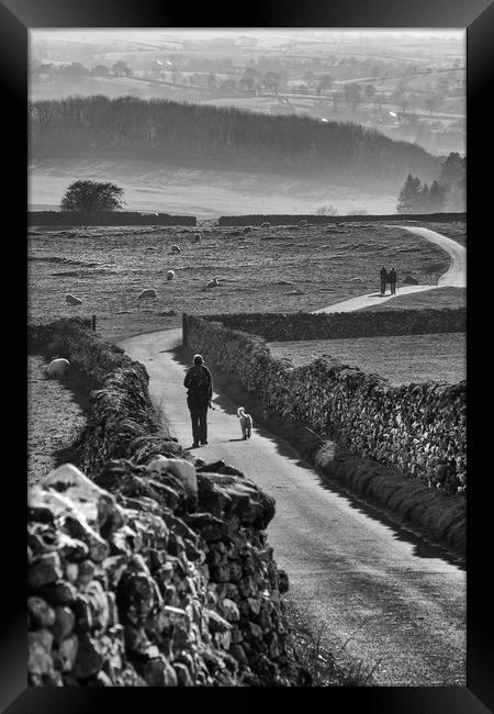 A Sunday Walk In The Yorkshire Dales Framed Print by LensLight Traveler