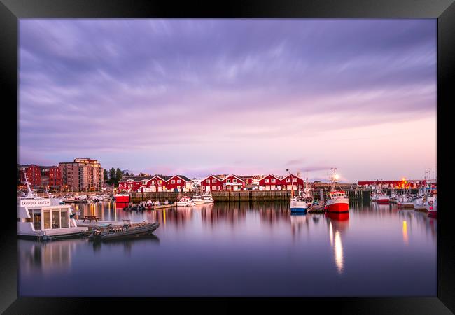 View of the Port of Bodo, Norway. Framed Print by RUBEN RAMOS