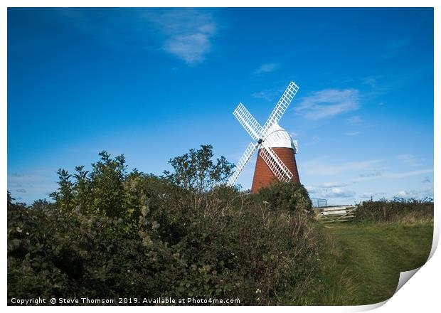 The Windmill at Halnaker Print by Steve Thomson