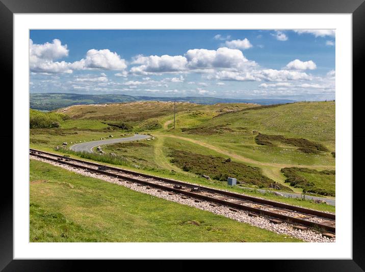 The Great Orme View Framed Mounted Print by Jonathan Thirkell
