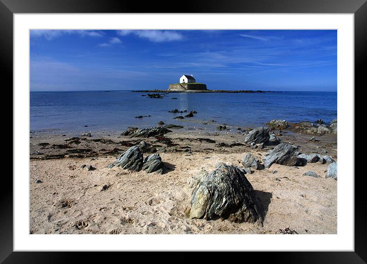 St Cwyfan's Framed Mounted Print by Gail Johnson