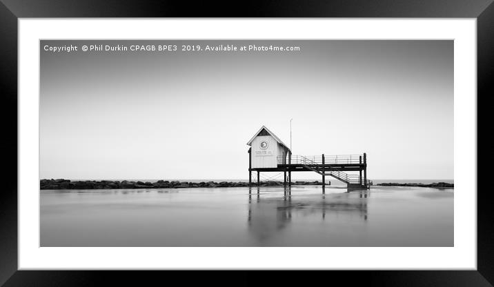 The Bay Framed Mounted Print by Phil Durkin DPAGB BPE4