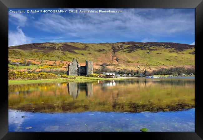 Lochranza Castle, Isle of Arran Framed Print by ALBA PHOTOGRAPHY