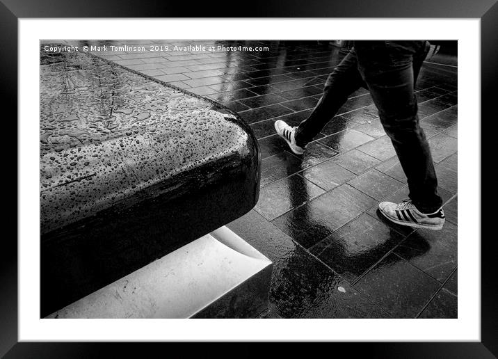 Street Feet Framed Mounted Print by Mark Tomlinson