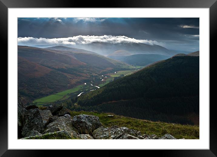 The College Valley, Northumberland National Park. Framed Mounted Print by David Lewins (LRPS)