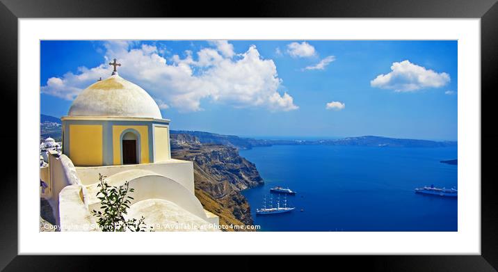 Greece Island Framed Mounted Print by Shawn O'Neil