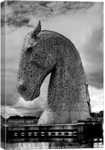 The Kelpies Number Four Canvas Print by Gordon Stein