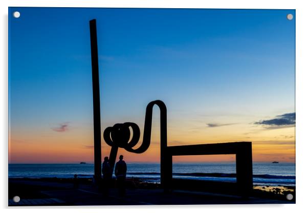 Tenerife sunset  Acrylic by chris smith