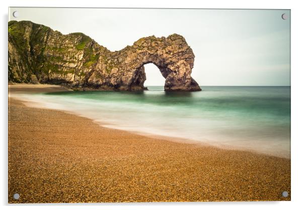  Durdle door on the Jurassic coast Acrylic by Andrew Michael