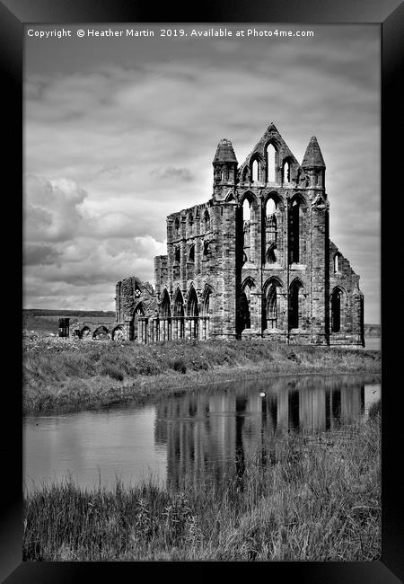 Spectacular Whitby Abbey Framed Print by Heather McGow