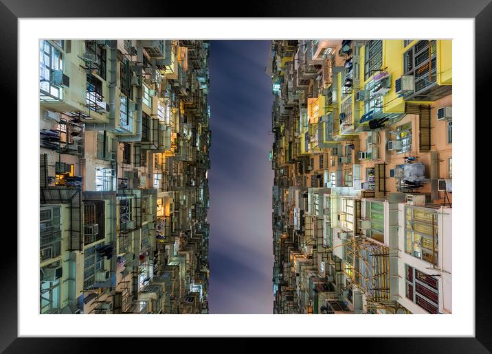 HONG KONG 33 Framed Mounted Print by Tom Uhlenberg