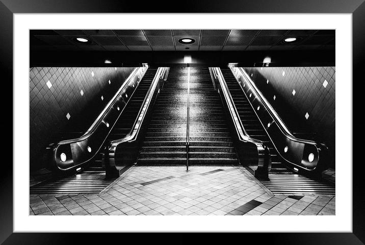 Hollywood Underground Station, USA Framed Mounted Print by Maggie McCall