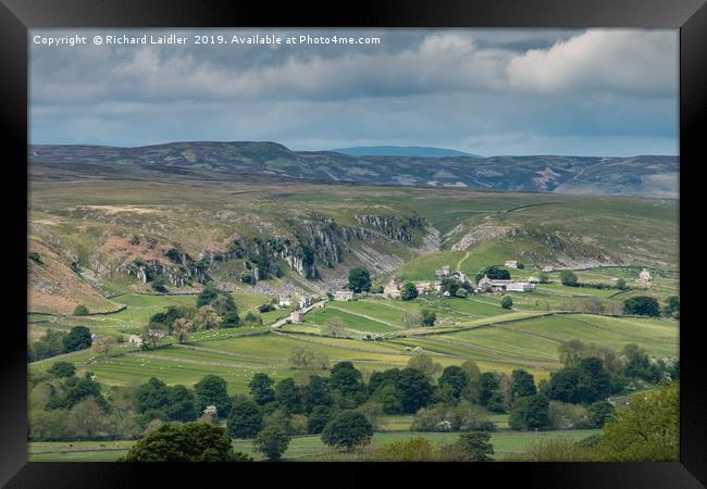 Bright Interval over Holwick, Upper Teesdale Framed Print by Richard Laidler